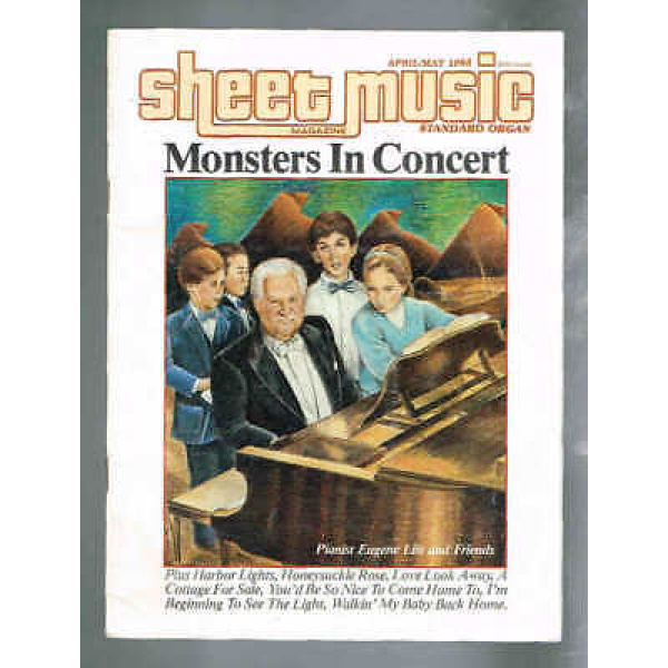 Pre-Owned Sheet Music Magazine Standard Organ Monsters In Concert