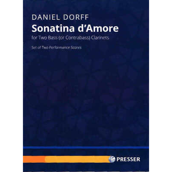 Daniel Dorff - Sonatina d Amore for Two Bass Clarinets (114-42436)