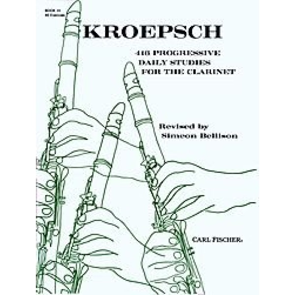 416 Progressive Daily Studies for the Clarinet-Bk. III (40 Exercises) [Electronics]