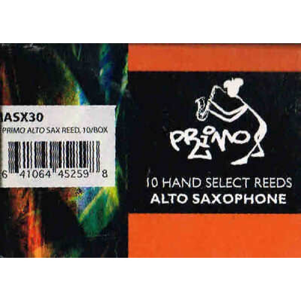 Primo Eb Alto Saxophone Reeds Strength 3 Box of 10 (MASX30)