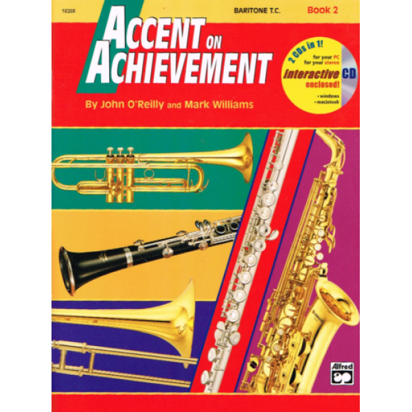 Pre-Owned Accent on Achievement - Baritone Treble Clef - Book 2 (18268)