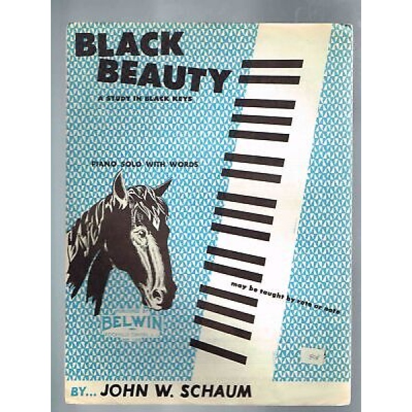 Pre Owned - Black Beauty A Study in Black Keys - Piano Solo