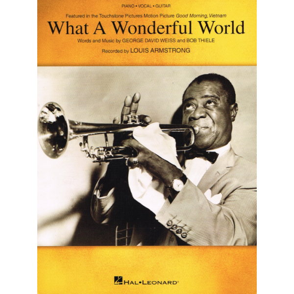 What A Wonderful World - Louis Armstrong - Piano/Vocal/Guitar (HL00355528)