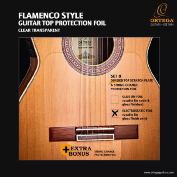 Ortega Guitars Flamenco Style Guitar Top Protection Foil (OERP-FLAM2)