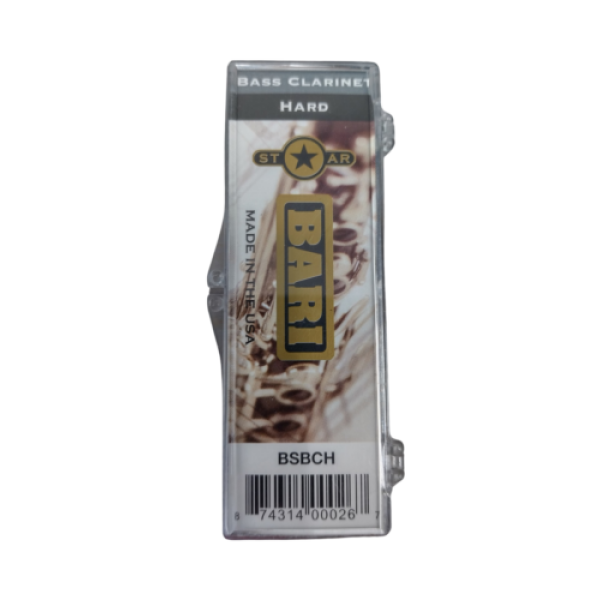 Bari Woodwind Star Bb Bass Clarinet Synthetic Reed Hard (3.5-4.0) - (BSBCH)