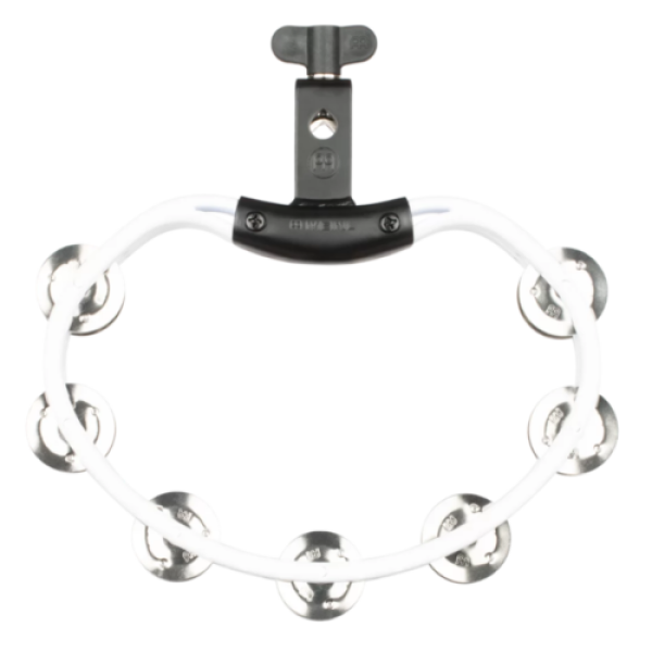Meinl Percussion Headliner Series Mountable Tambourine Dual Row, White (HTMT2WH) - Image 4