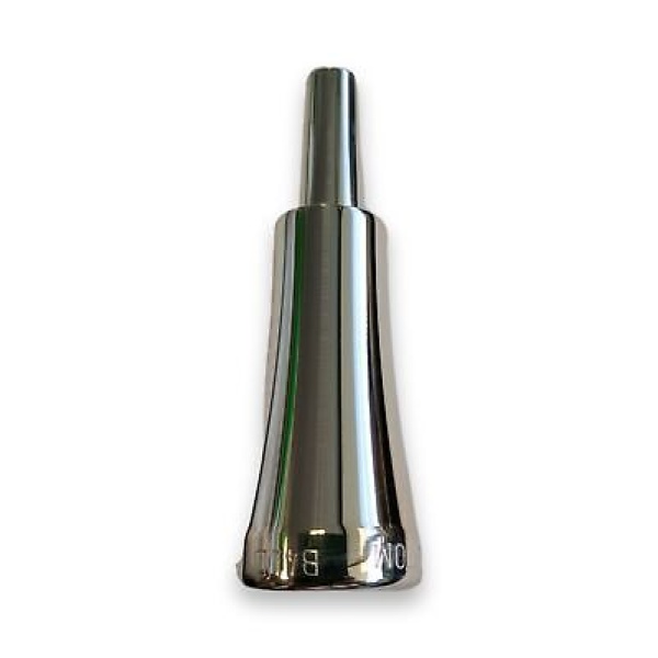 JC Custom Trumpet Mouthpiece - King - B4LD (Medium Cup) - Silver Finish - Image 2