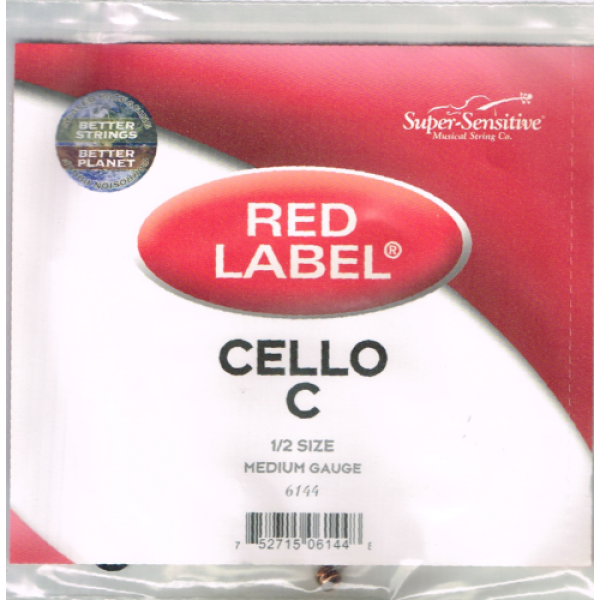Red Label Cello 1/2 Size C String Medium Gauge (6144)