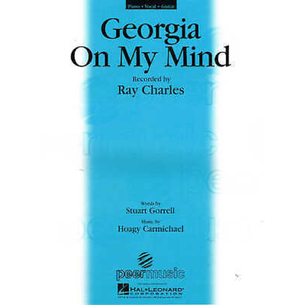 Georgia On My Mind - Ray Charles - Piano/Vocal/Guitar (HL00351624)