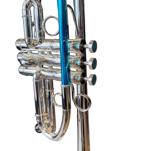 Mandala Fran Rivero C Trumpet in Silver Plate Finish with Deluxe Case - Image 3
