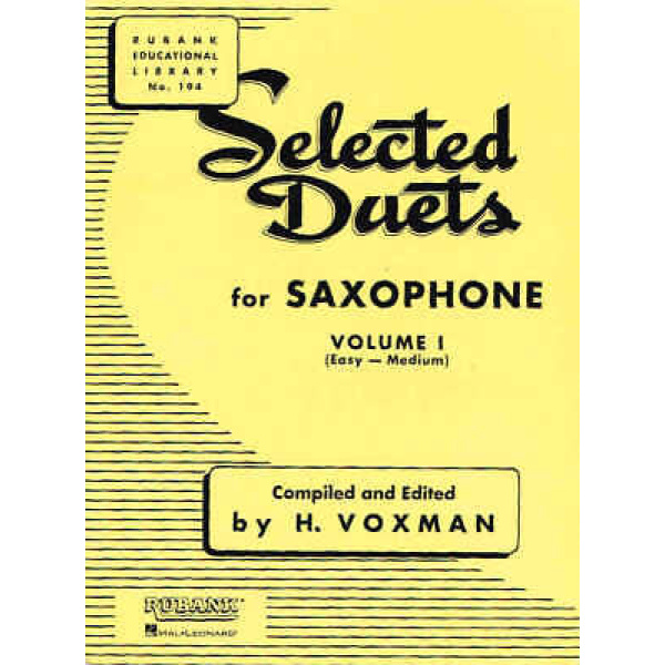 Selected Duets for Saxophone Volume I (Easy-Medium)(HL04470960)