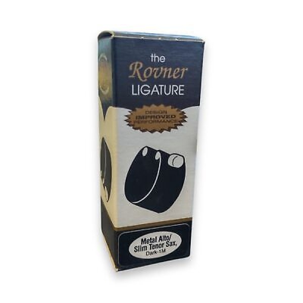 Rovner Ligature - Metal Alto/Slim Tenor Sax, Dark-1M