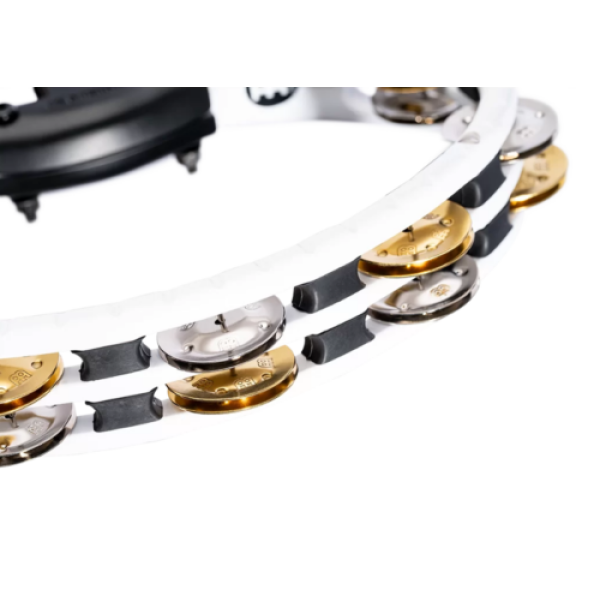 Meinl Percussion Mountable Tambourine - Dual Row - White (TMT2M-WH) - Image 5