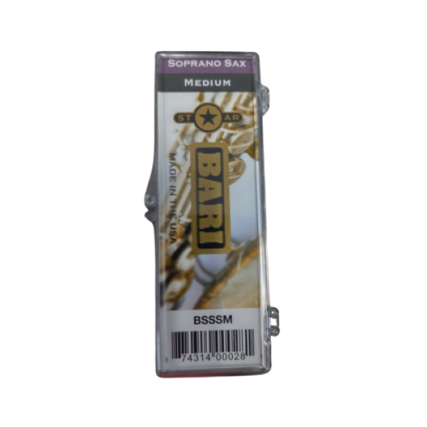 Bari Woodwind Star Bb Soprano Saxophone Synthetic Reed Strength Medium (2.5-3...