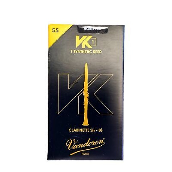 Vandoren VK1 for Bb Clarinet VK Strength 55 (3 1/2 Soft) - 1 Synthetic Reed (C..