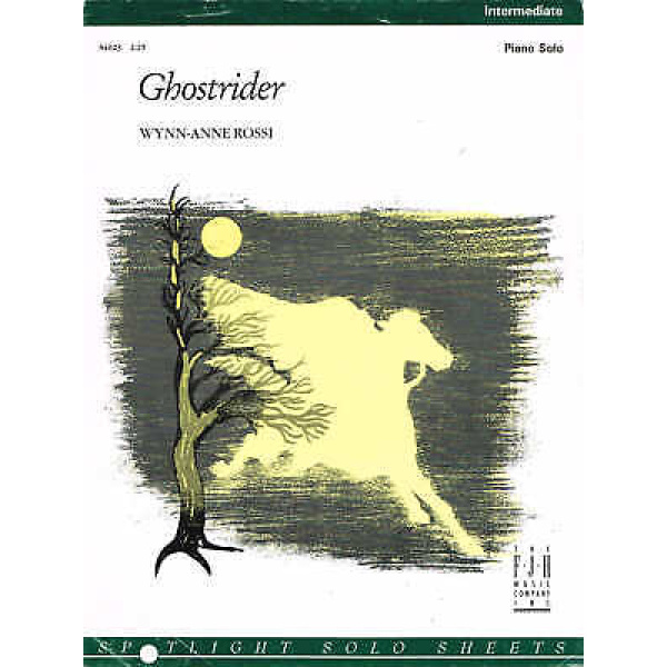 Pre-Owned Ghostrider By Wynn-Annie Rossi - Intermediate Piano Solo (FS4023)
