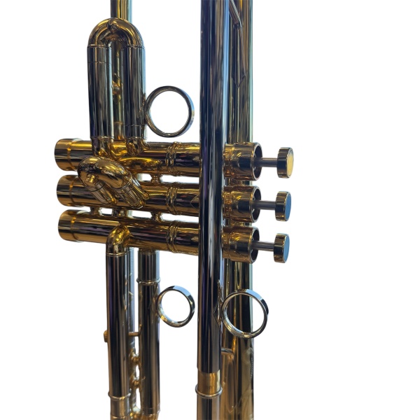 Mandala Samba Bb Trumpet in Brass Lacquer Finish with Deluxe Case - Image 5