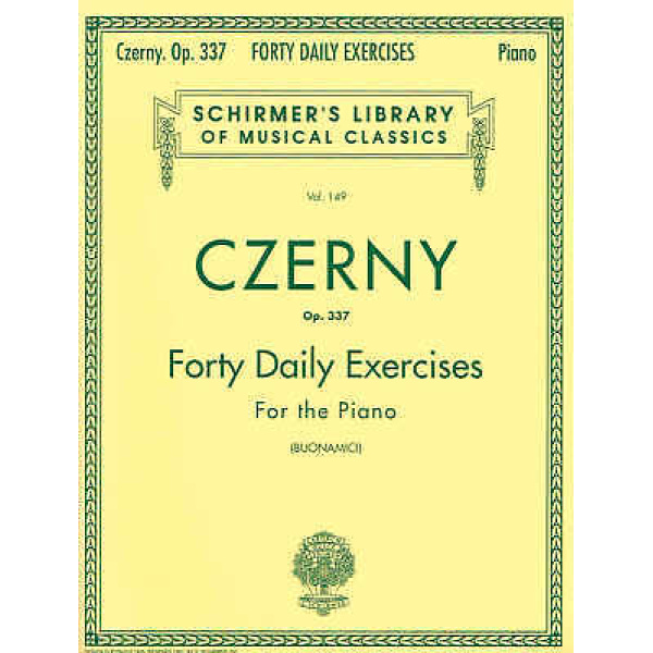 Czerny Op. 337 - Forty Daily Exercises for the Piano (HL50253080)