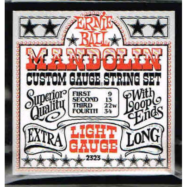 Ernie Ball Mandolin Custom Gauge String Set - Light Gauge (2323)