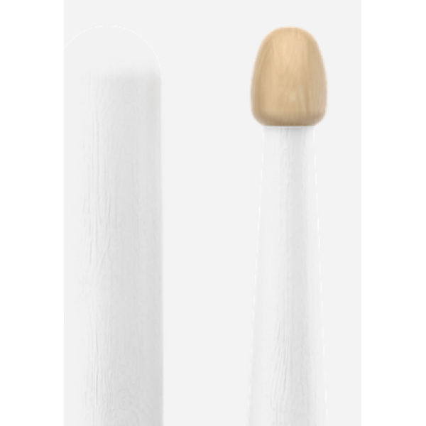 Promark, Rebound, 5B White Hickory, Wood Tip, Drumsticks  (RBH595AW-White) - Image 3