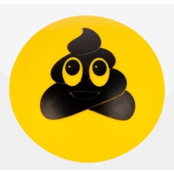 Meinl Percussion Face Shaker Made with Plastic, Poop Graphic (FACE-P)