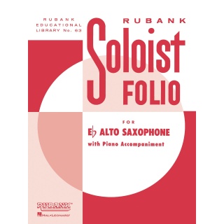Soloist Folio: Alto Saxophone and Piano [Paperback] Various