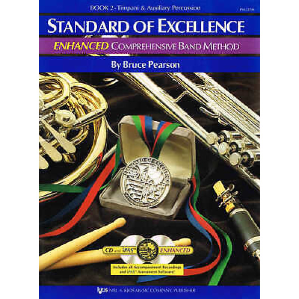 Pre-Owned Standard of Excellence - Timpani & Auxiliary - Book 2 - Enhanced Com..