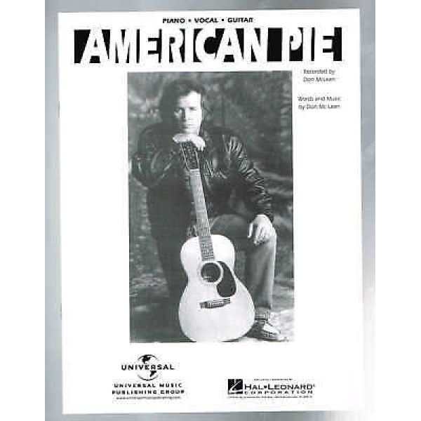 American Pie By Dan McLean - PVG - Hal Leonard 00120837