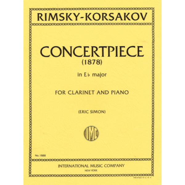 Rimsky-Korsakov - Concertpiece (1878) in Eb major for Bb Clarinet & Piano - IM..