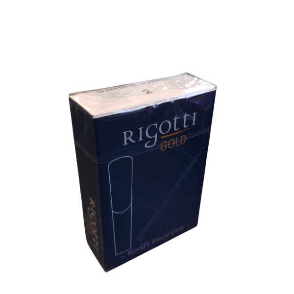 Rigotti Gold Bb Clarinet Reeds - Strength 2 - Box of 10