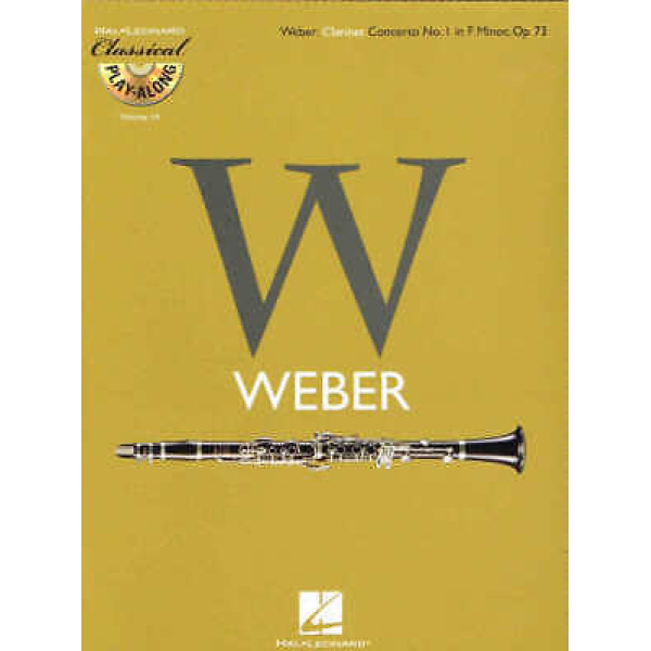 Weber Clarinet Concerto No.1 in F Minor, Op. 73 - Classical Play Along (HL0084..