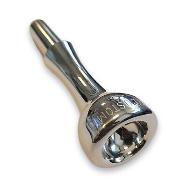 JC Custom Trumpet Mouthpiece - Glass (1 1/4) - B2- Silver Finish