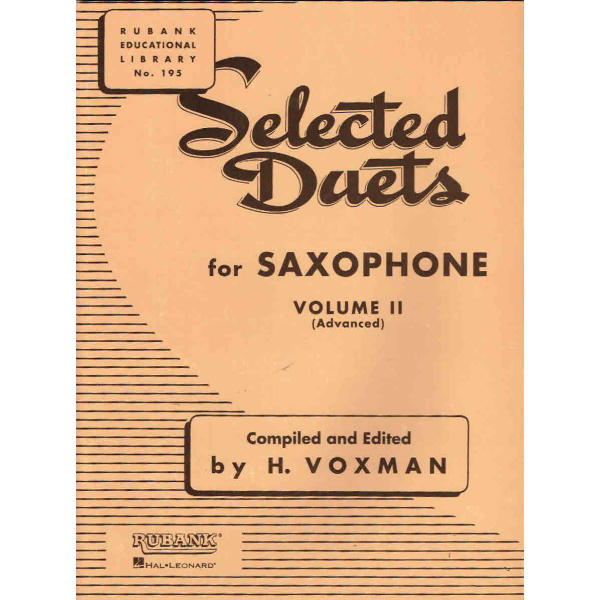 Rubank Selected Duets for Saxophone Volume II (HL04470970)