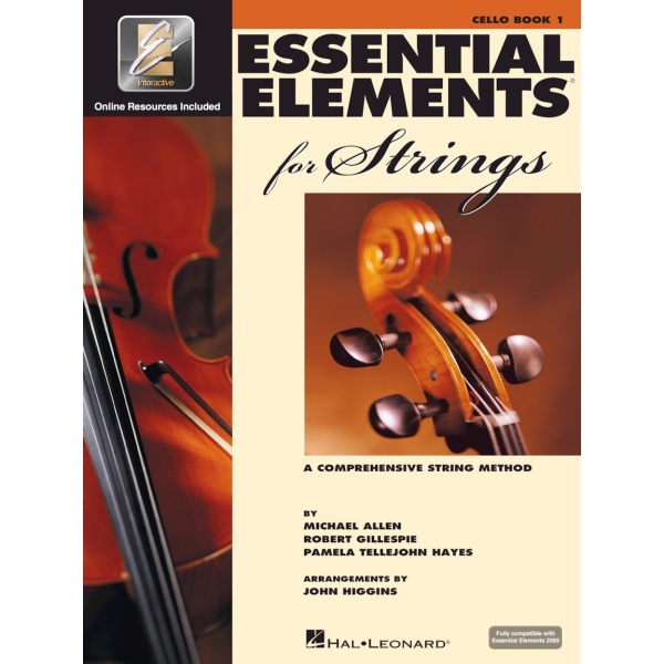 Essential Elements for Strings Cello - Book 1 with EEi Book/Online Media [Paperback] Gillespie, Robert; Tellejohn Hayes, Pamela and Allen, Michael