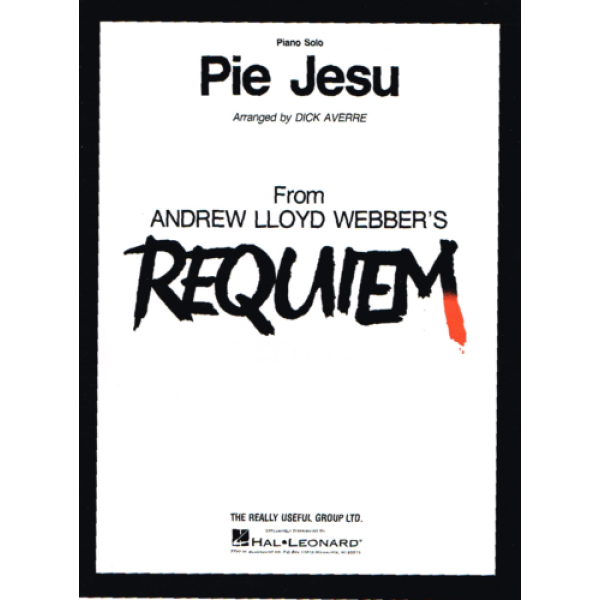 Pie Jesu from Andrew Lloyd Webber's Requiem - Piano Solo (HL00354824)