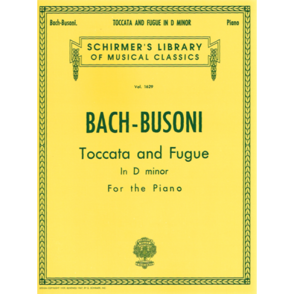 Toccato and Fugue in D Minor - Piano - Bach-Busoni (HL50260600