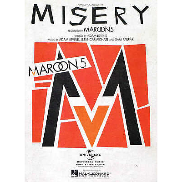 Pre-Owned Misery by Maroon 5 for Piano/Vocal/Guitar (HL00354111)