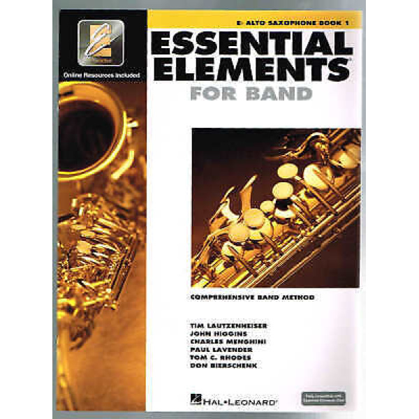 Essential Elements for Band - Eb Alto Saxophone Book 1 (HL00862572)