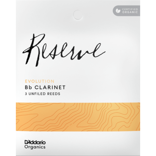 DAddario Organics - Reserve - Bb Clarinet Reeds - Size 3 - 3 Pack (ODCE0330)