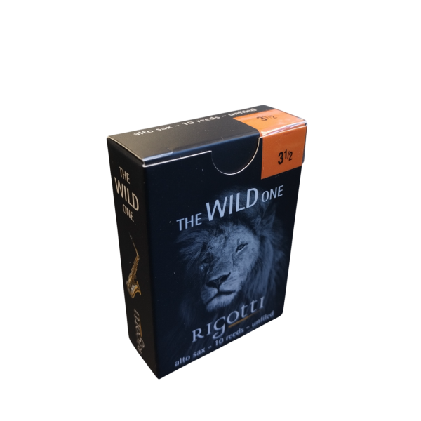 Rigotti The Wild One Eb Alto Saxophone Reeds - Unfiled - Strength 3 1/2 - Box of 10