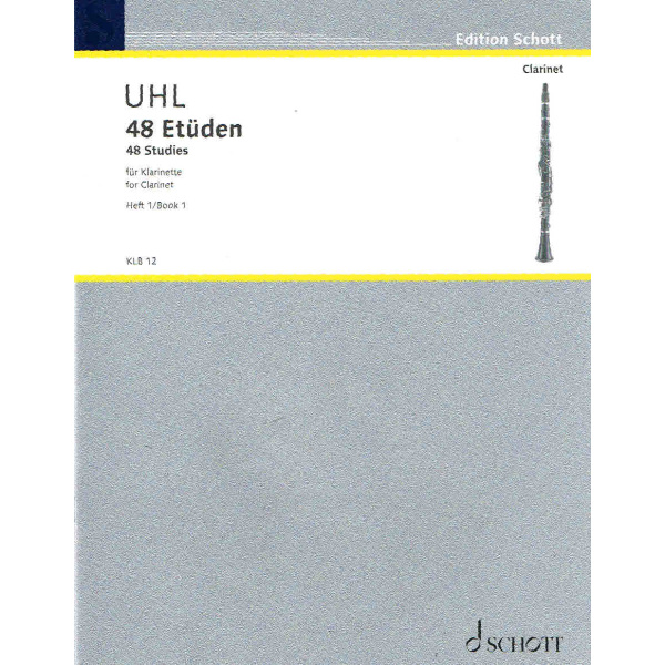 UHL - 48 Etuden fur Klarinette Book 1 (HL49011038)