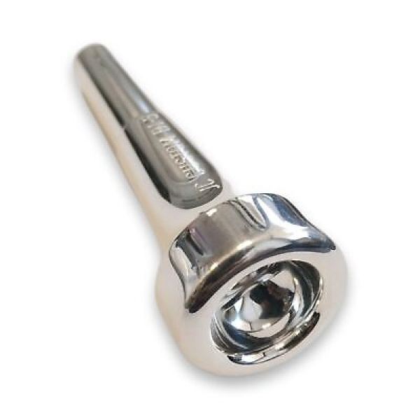 JC Custom Trumpet Mouthpiece - Resonance - B1-5 (1 Pure) - Silver Finish