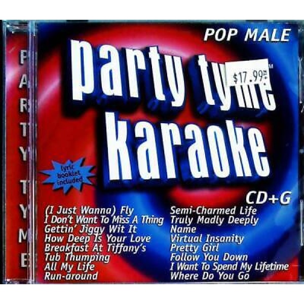 Party Tyme Karaoke - Pop Male CD+G (SYB-1050)