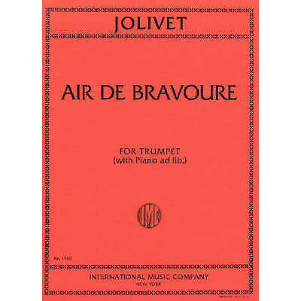 Jolivet Air De Bravoure for C Trumpet - Jolivet