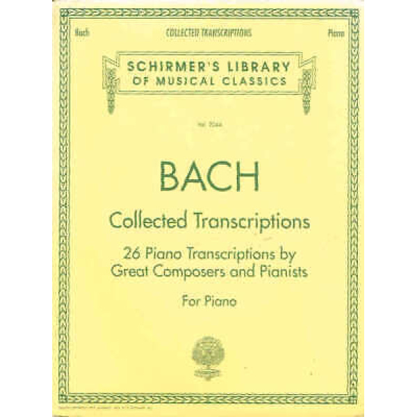 Pre-Owned Bach Collected Transcriptions 26 Piano Transcriptions by Great Compo..