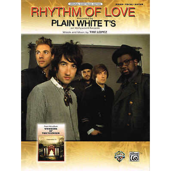 Pre-Owned Rhythm Of Love By Plain White T's - Piano/Vocal/Guitar (36796)