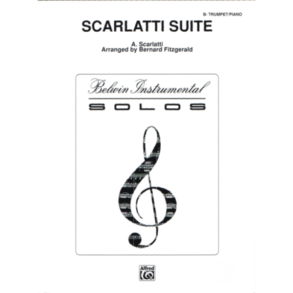 Scarlatti Suite By A. Scarlatti For Bb Trumpet & Piano (BWI00491)