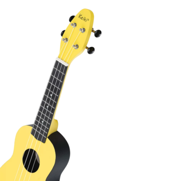 Ortega Keiko Soprano Ukulele Set Agathis ABS Lemon Grass (K2-LGR) - Image 8