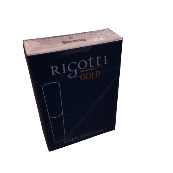 Rigotti Gold Bb Clarinet Reeds - Strength 4 Strong - Box of 10
