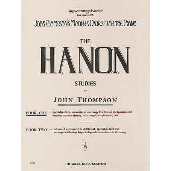 The Hanon Studies by John Thompson - Book One (HL00412225)
